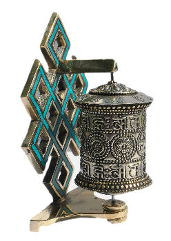 Endless Knot Prayer Wheel W0550